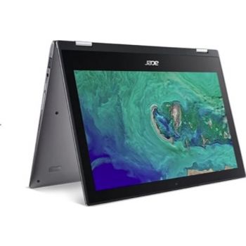  ACER SPIN 111 Home Laptop (Intel Celeron N4000, 4GB RAM,64GB MMC, 11.6" FHD Touch and Flip IPS, Wireless, Bluetooth, Camera, Stylus pen, Windows 10 Home, Eng-Arab Keyboard, Grey Color) 