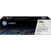  Genuine HP 128A Yellow Toner Cartridge (1,300 pages) 