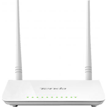  Tenda D301 All-In-One ADSL2+ 300Mbs Modem Router & 4 Port Access Point and USB Port 