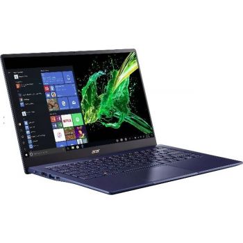  ACER SWIFT 5 SMB Laptop (Intel Core i7-1065G7 1.30Ghz, 16GB RAM, 1TB SSD, 14"FHD Touchscreen, 2GB NVIDIA Geforce MX350, Wireless, Bluetooth, Camera, Windows 10 Pro, Eng-Arab Keyboard, Blue Color) 