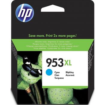  HP 953XL Cyan Ink Cartridge (1,600 Pages) 