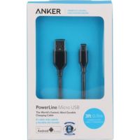  Anker Cable 1 Meter Usb Charger For Samsung, Black 
