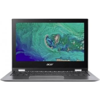  ACER SPIN 111 Home Laptop (Intel Celeron N4000, 4GB RAM,64GB MMC, 11.6" FHD Touch and Flip IPS, Wireless, Bluetooth, Camera, Stylus pen, Windows 10 Home, Eng-Arab Keyboard, Grey Color) 